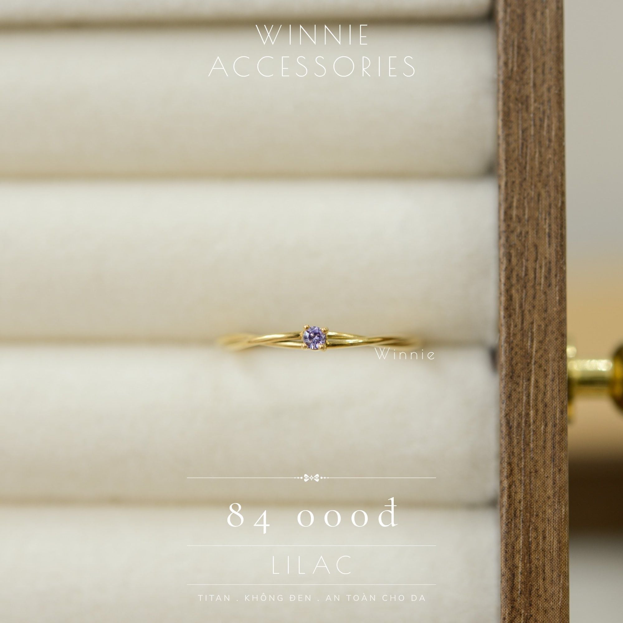  Nhẫn Titan Lilac 