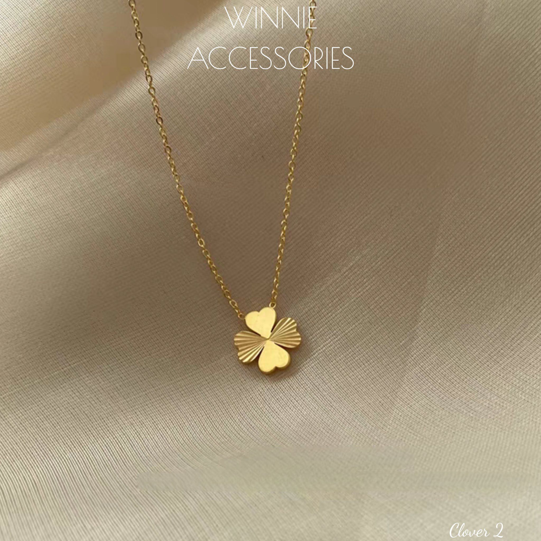  Dây chuyền titan Clover 2 