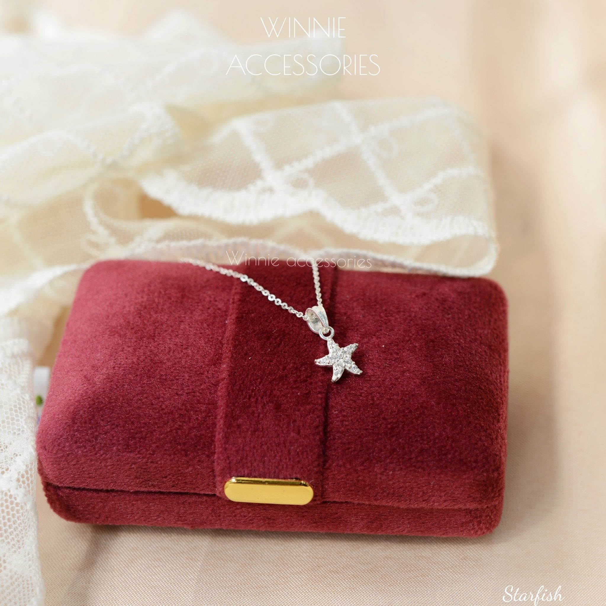  Dây chuyền Bạc S925 Starfish 