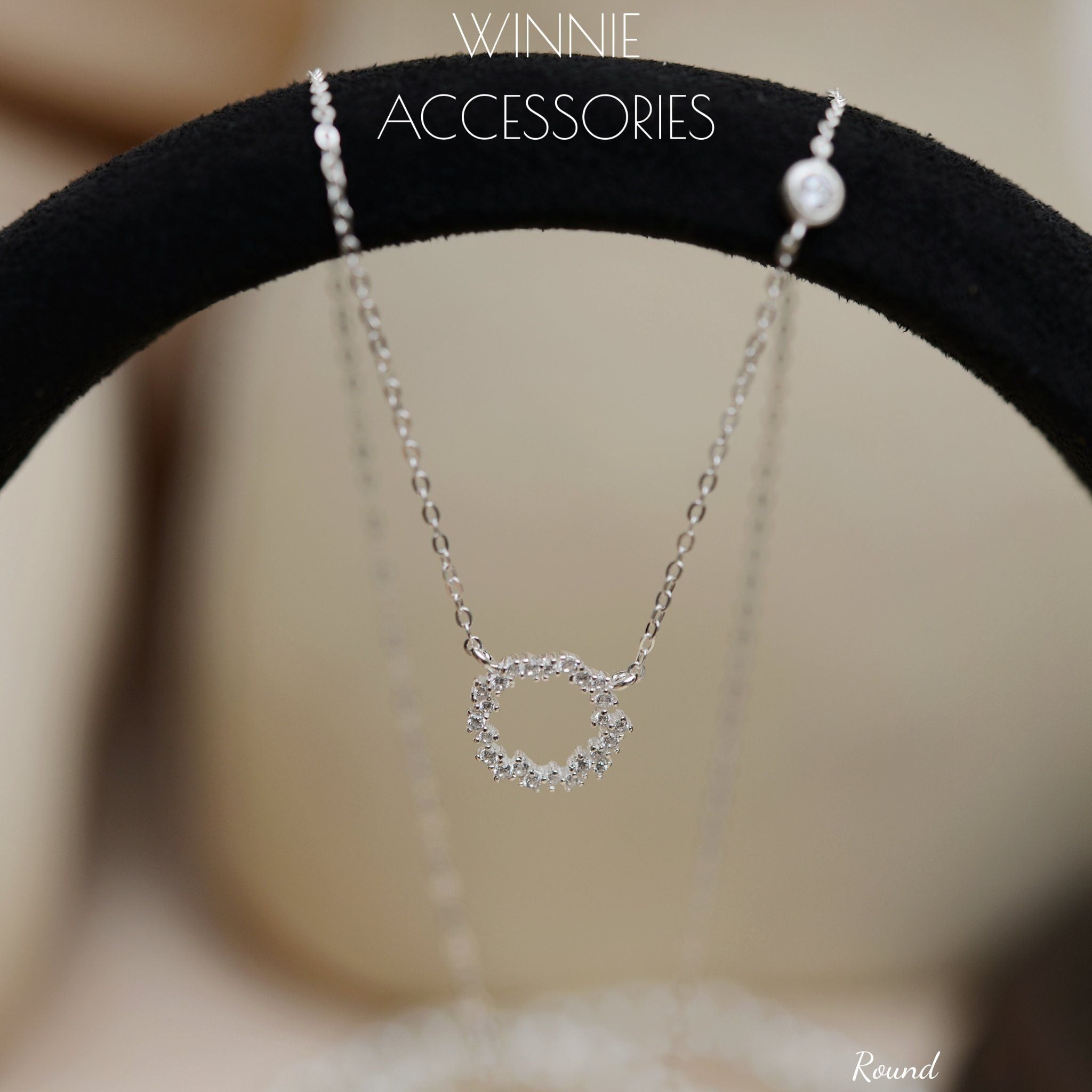  Dây chuyền Bạc S925 Round 