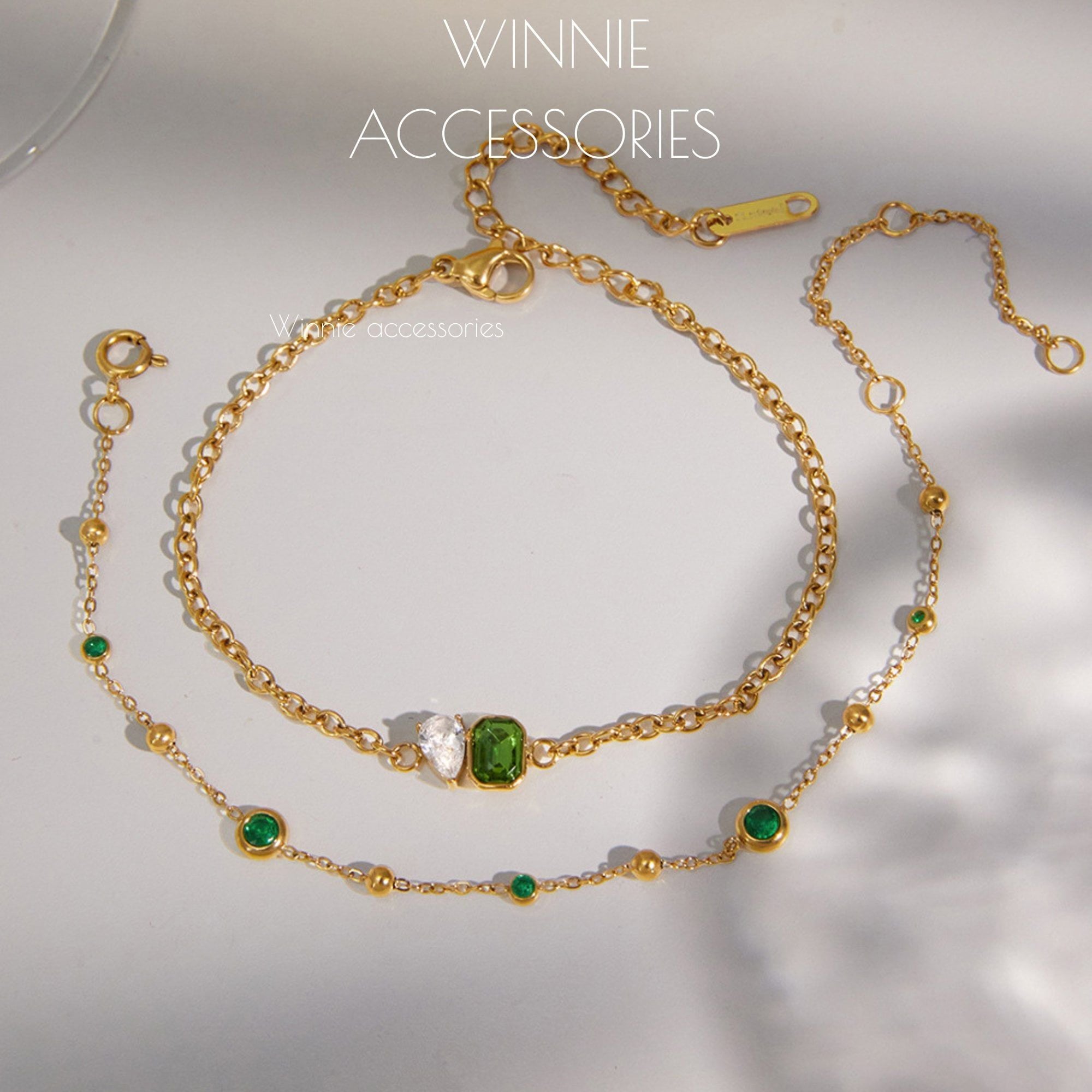  Lắc tay Titan Greenie Dot 