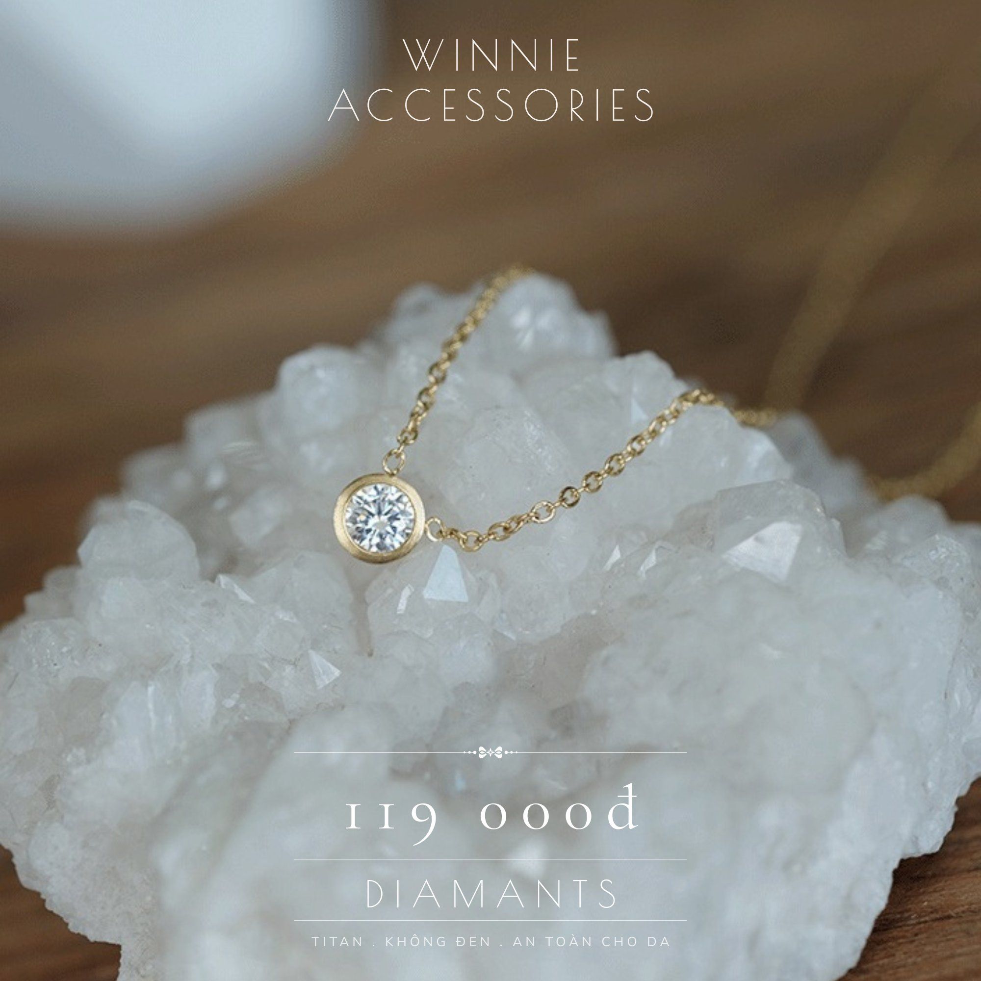  Dây chuyền Titan Diamants 