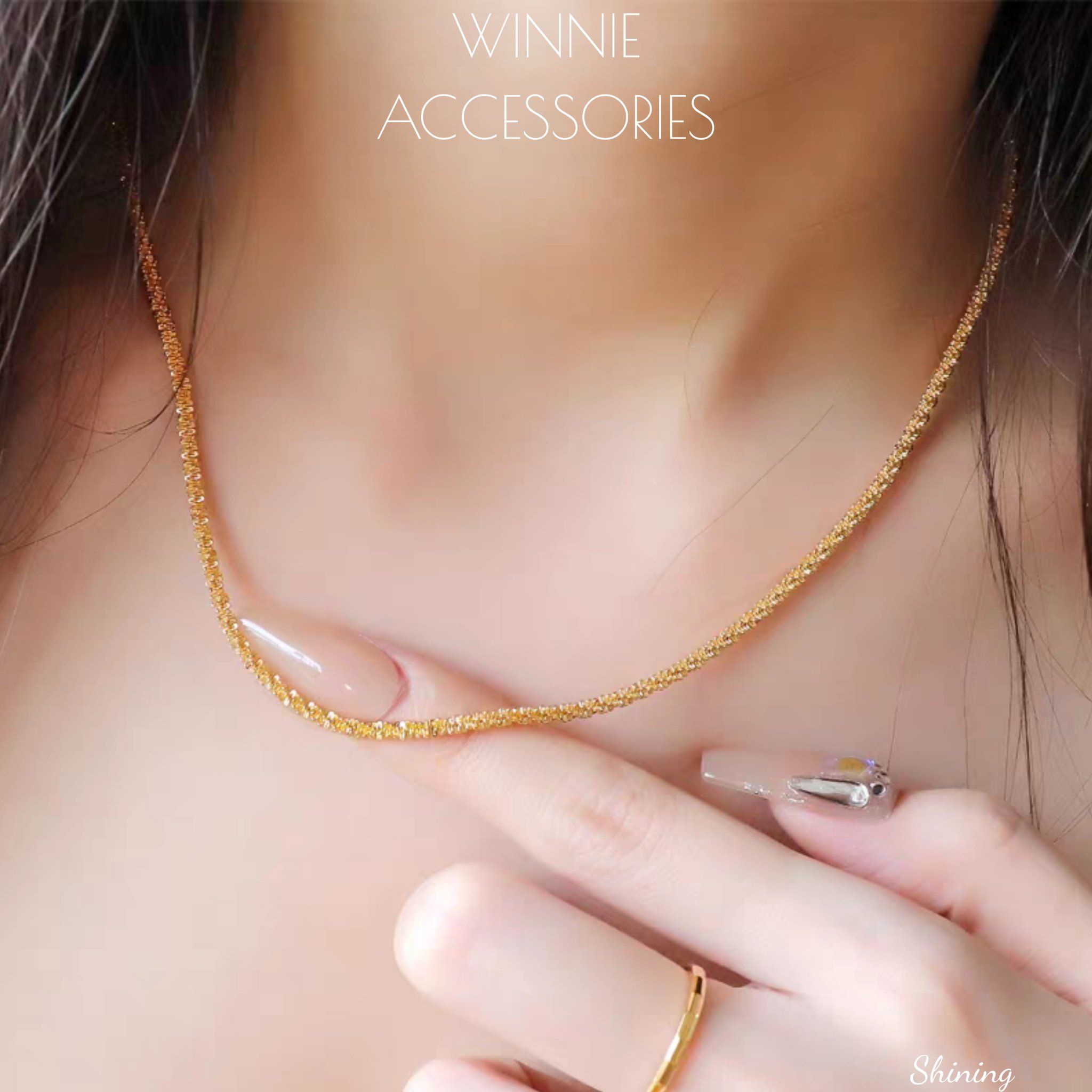  Dây chuyền titan Shining VG 