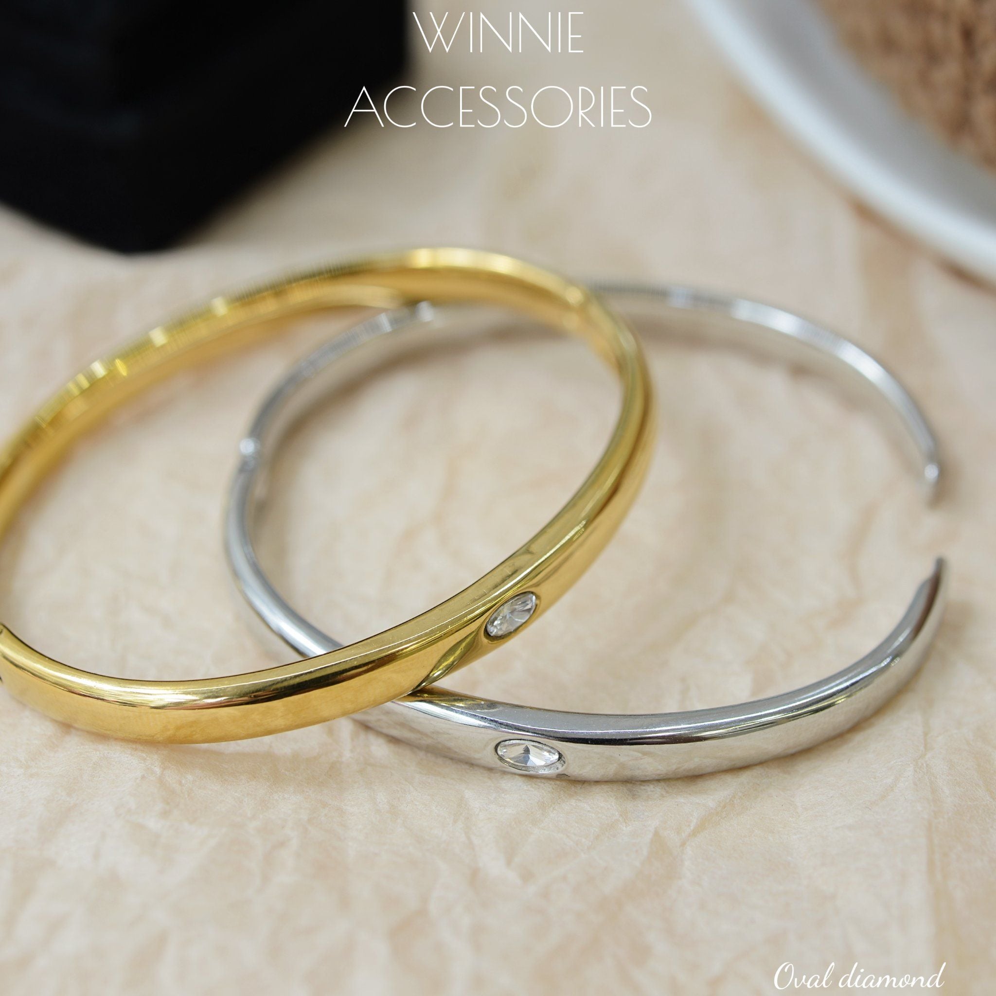  Vòng tay Titan Oval Diamond 