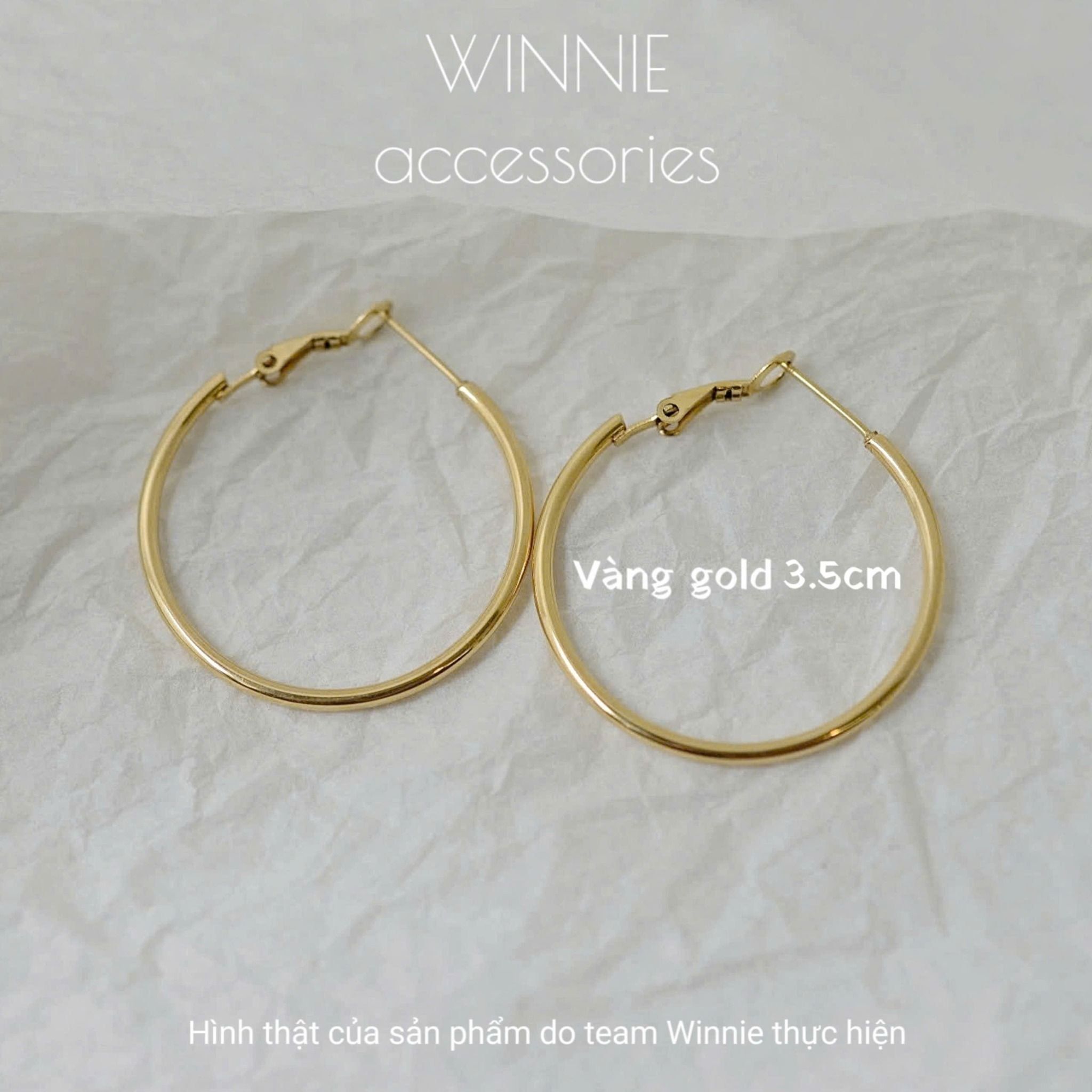  Hoa tai Titan Hoop 3.5cm 