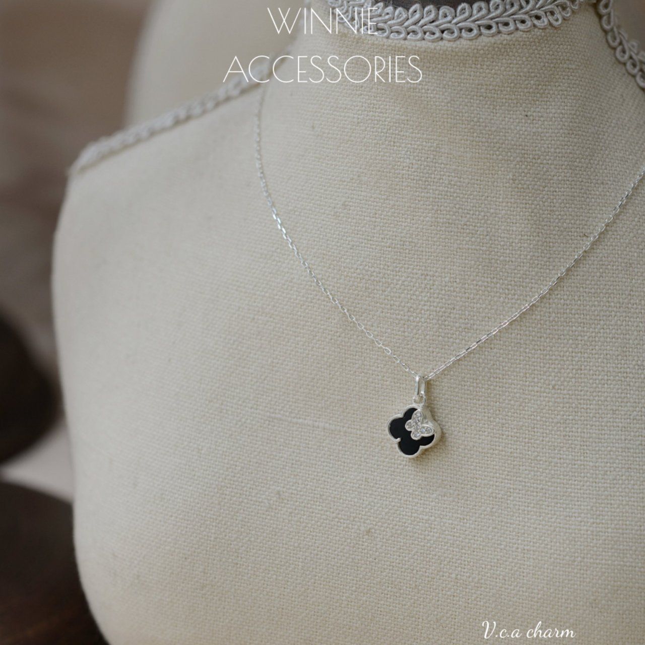  Dây chuyền bạc S925 VCA charm 