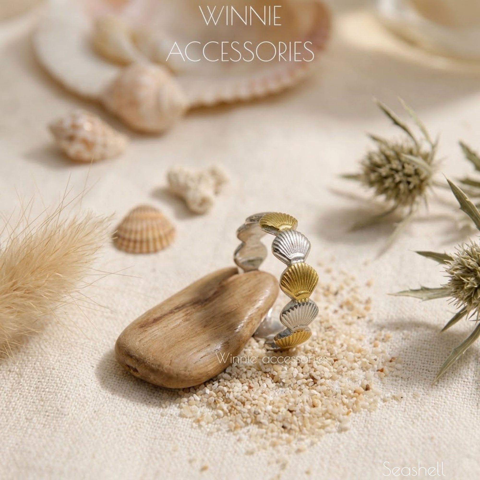  Nhẫn Titan Seashell 