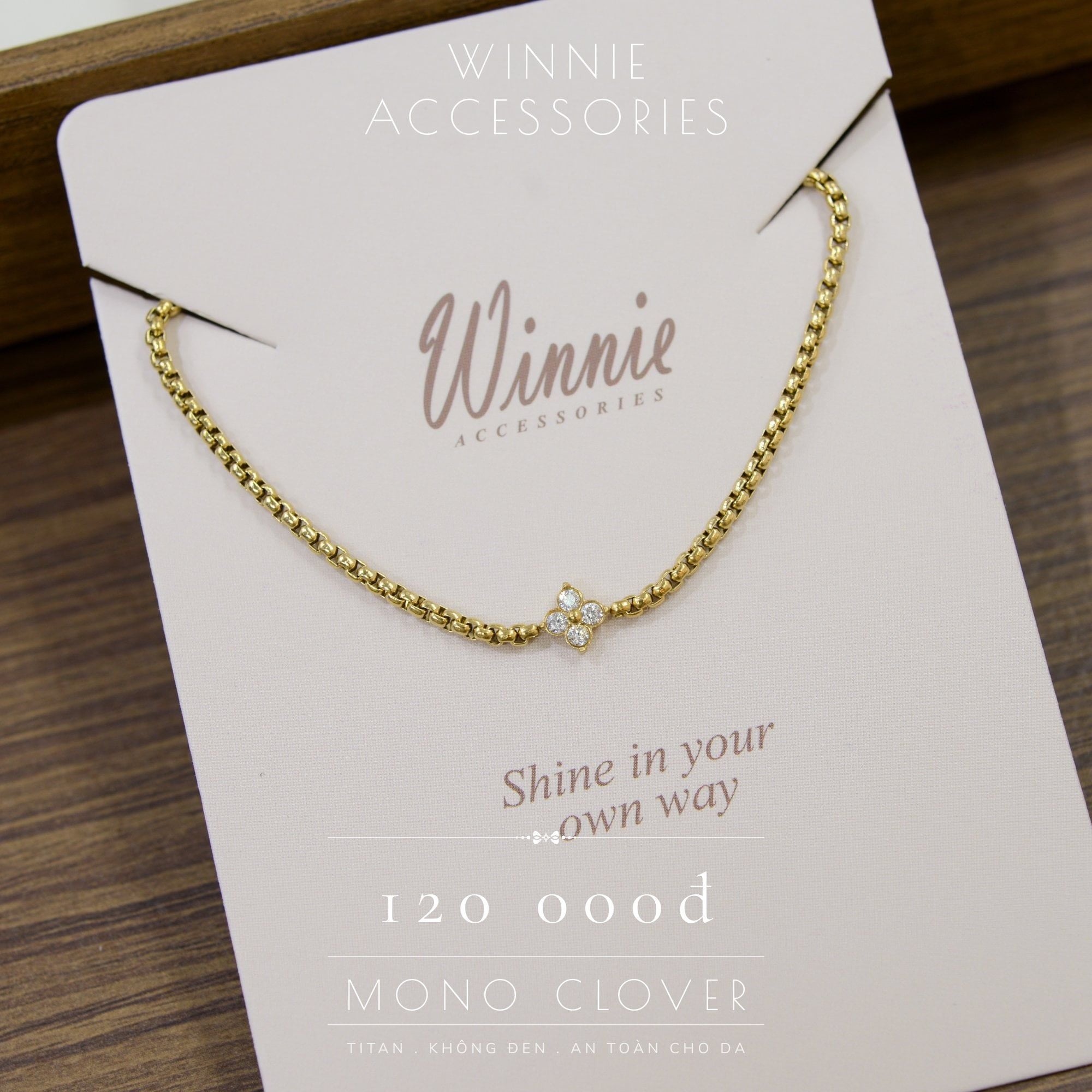  Lắc tay Titan Mono Clover 