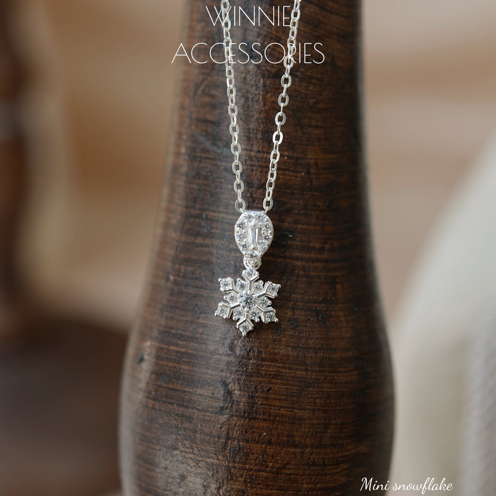  Dây chuyền Bạc S925 Mini Snowflake 