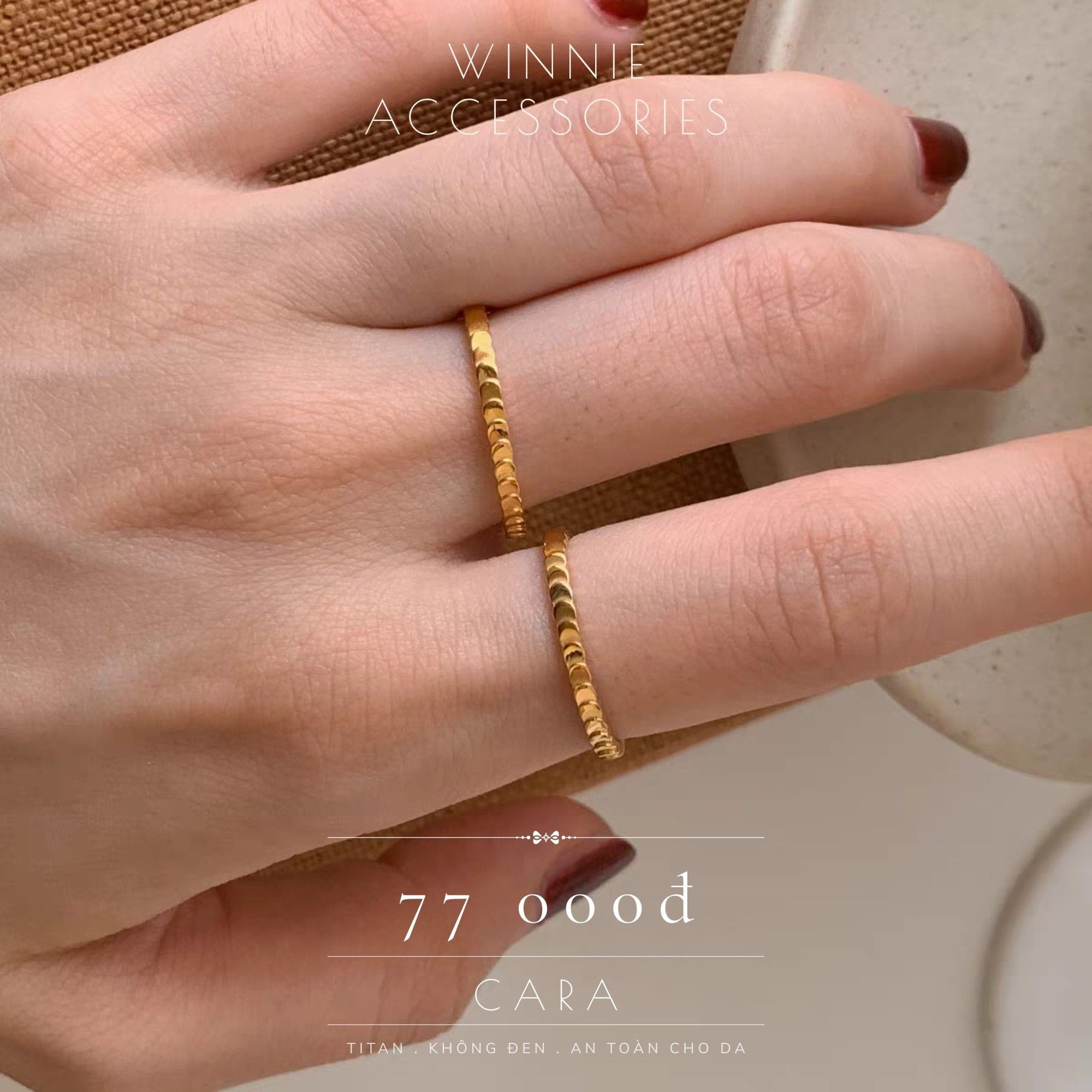  Nhẫn Titan Cara 