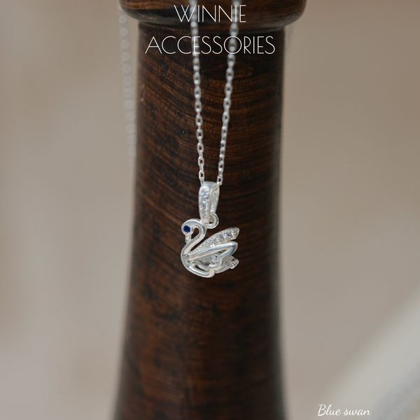  Dây chuyền Bạc S925 Blue Swan 