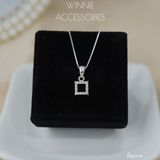  Dây chuyền Bạc S925 Square 