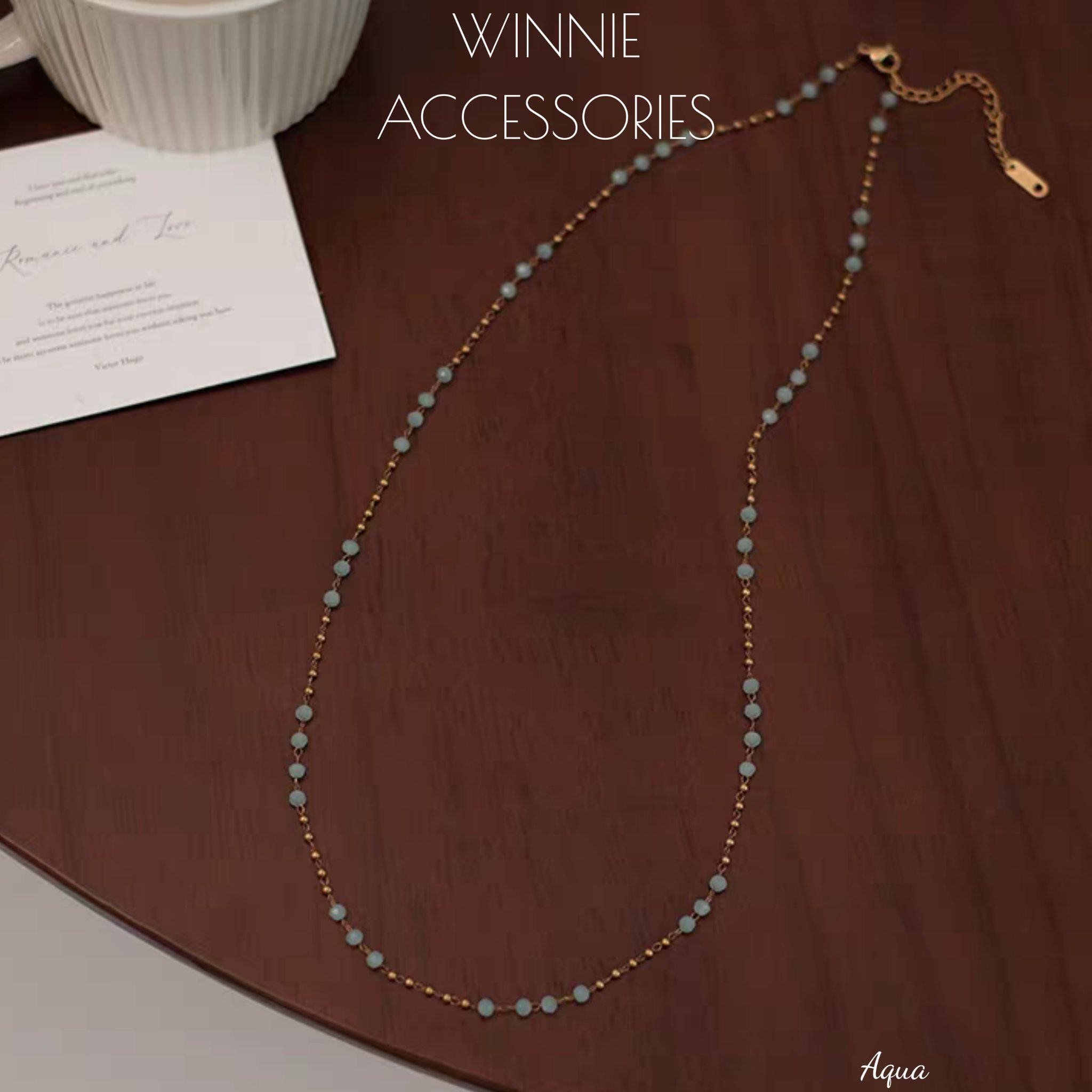  Dây chuyền titan Aqua 