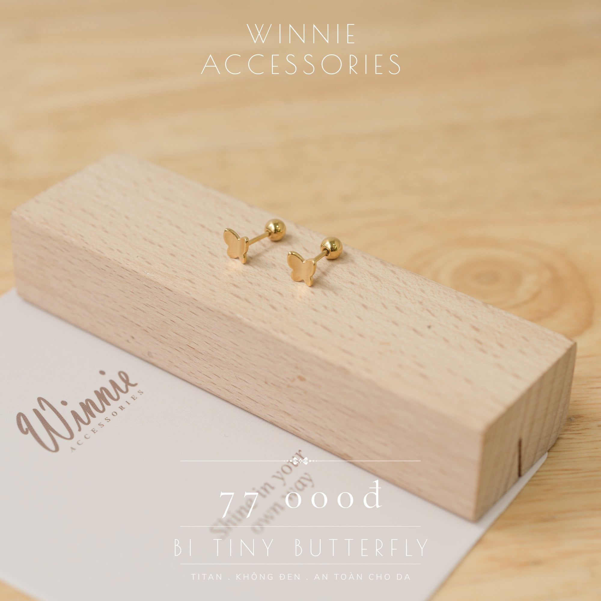  Hoa tai Titan Bi Tiny Butterfly 