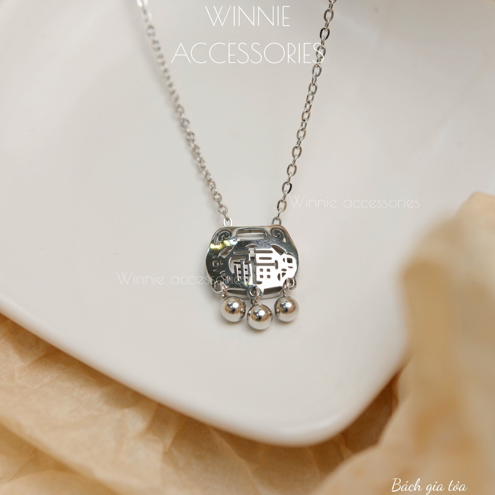  Dây chuyền Titan Bách gia tỏa 