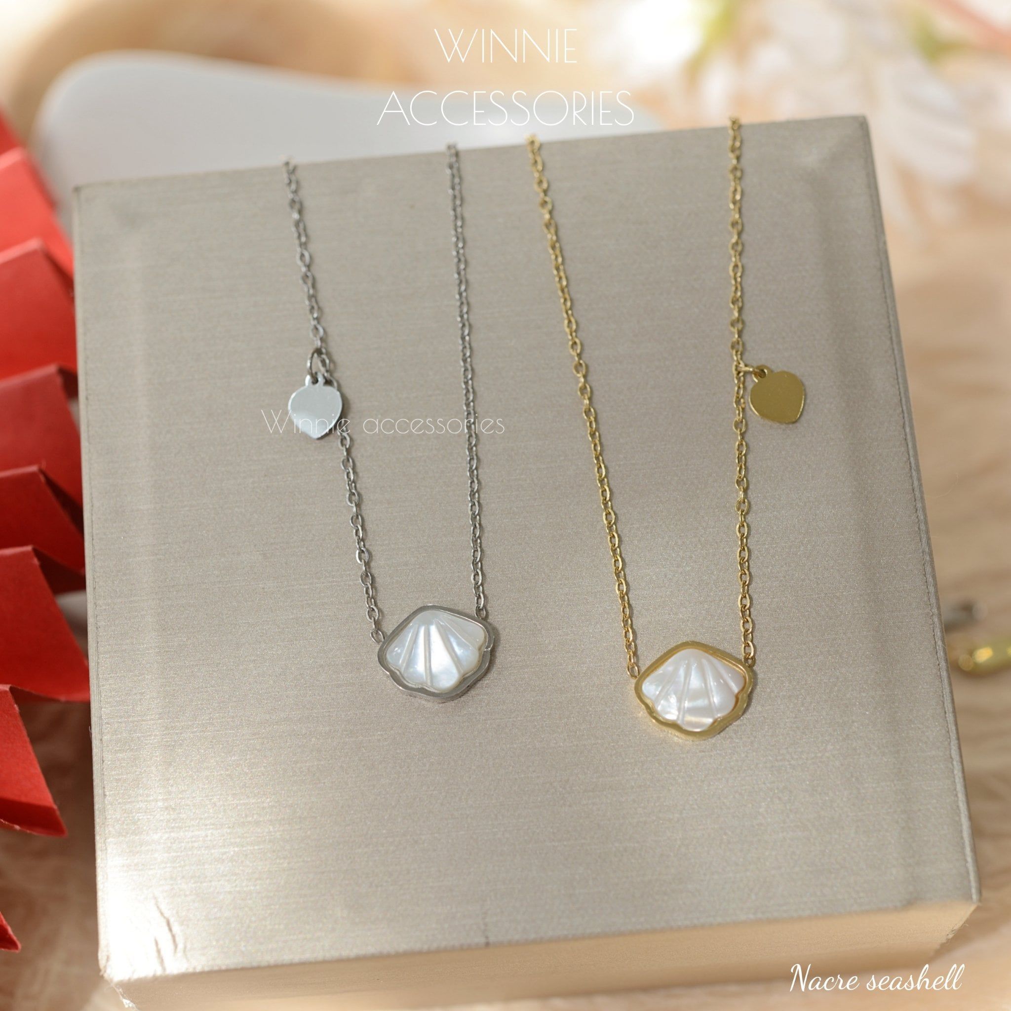  Dây chuyền Titan Nacre Seashell 