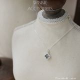  Dây chuyền Bạc S925 VCA viền đá 