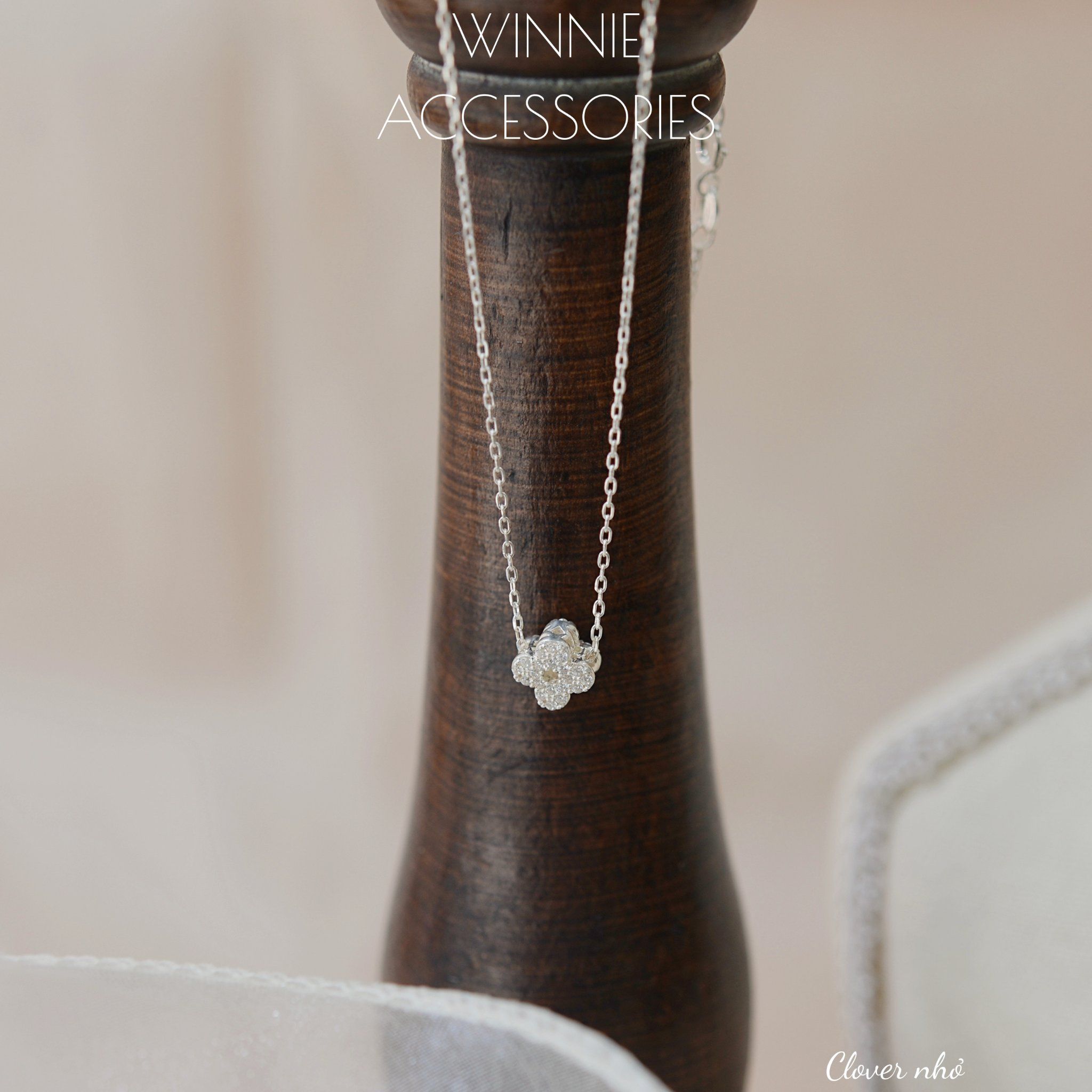  Dây chuyền Bạc S925 Clover nhỏ 