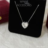  Dây chuyền Bạc S925 Shiny heart 