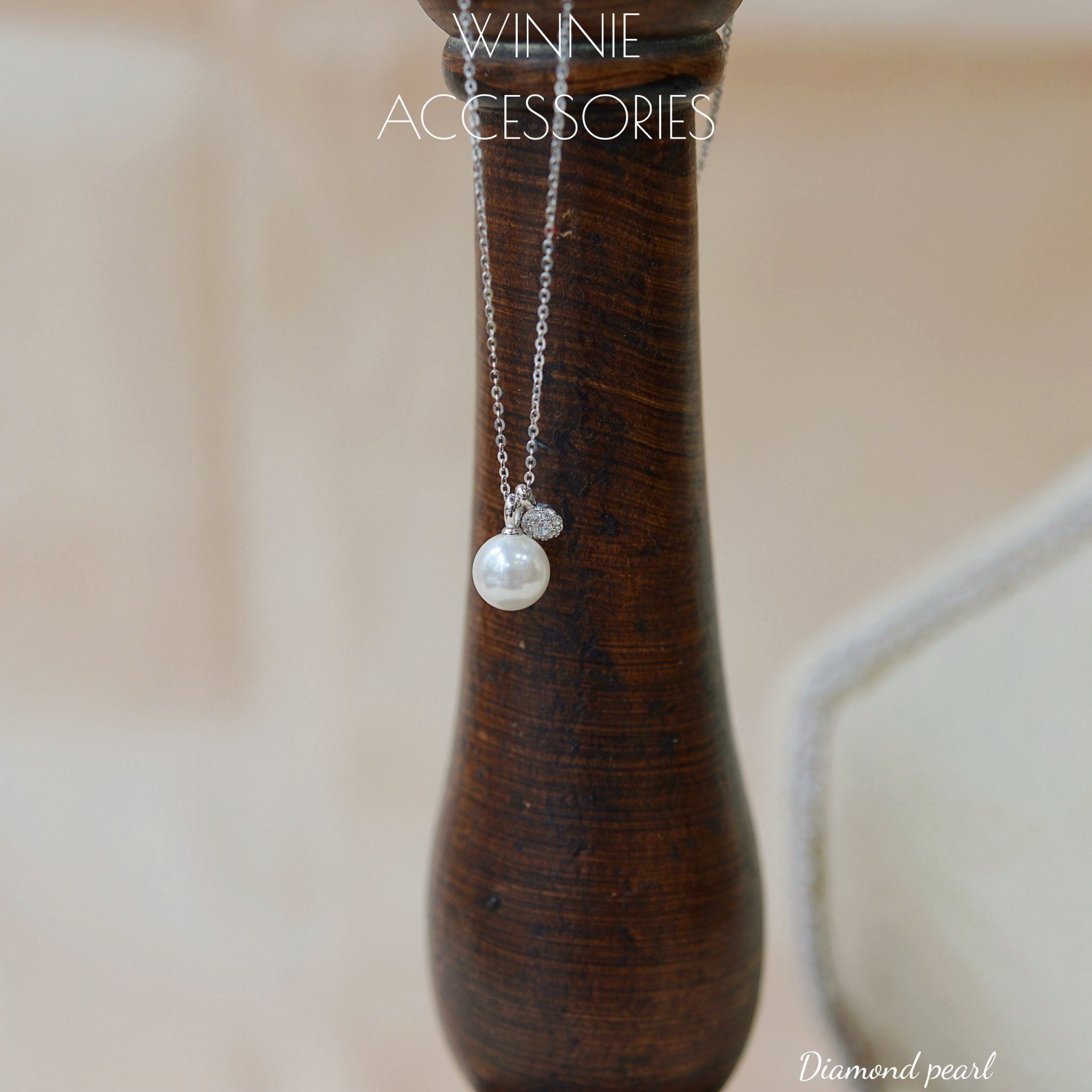  Dây chuyền Bạc S925 Diamond Pearl 