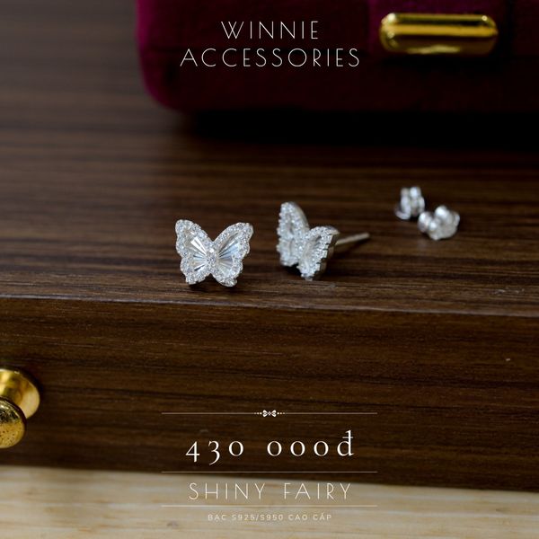  Hoa tai Bạc S925 Shiny Fairy 