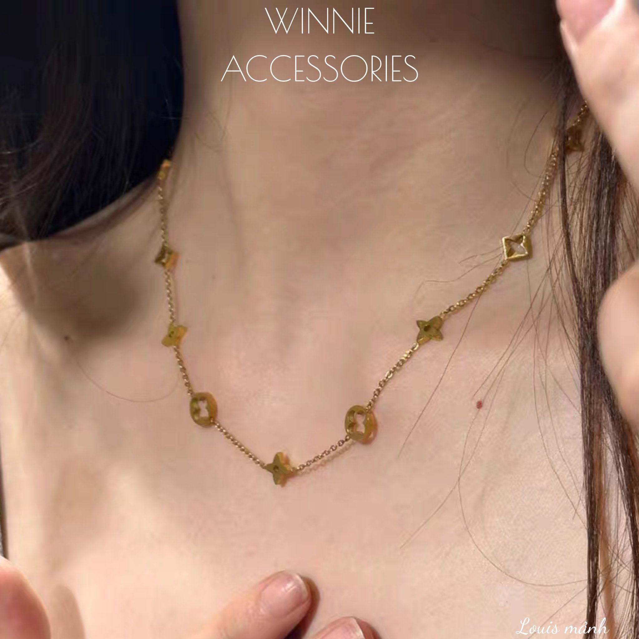  Dây chuyền titan Louis mảnh 