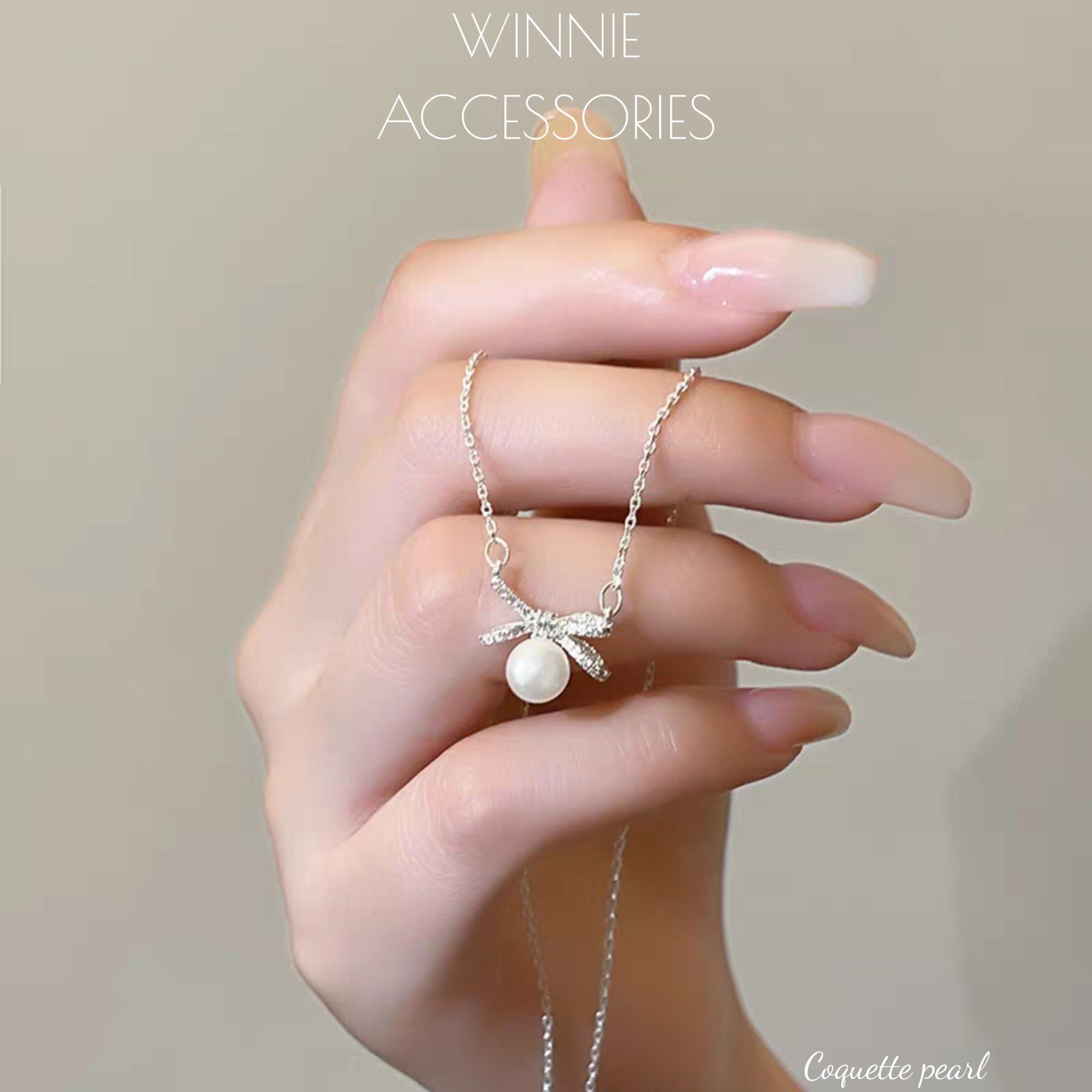  Dây chuyền Bạc S925 Coquette Pearl 