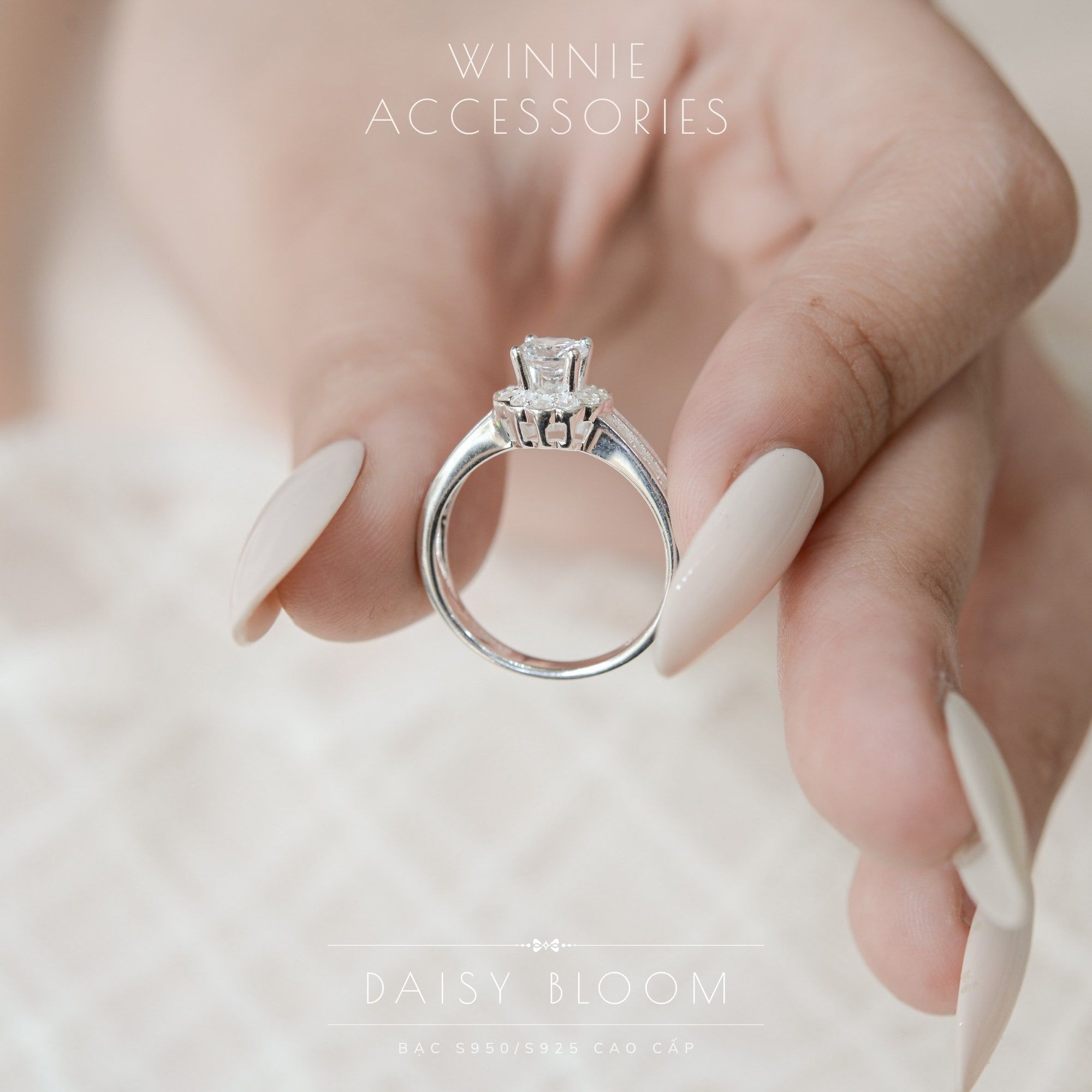  Nhẫn Bạc S925 Daisy Bloom 