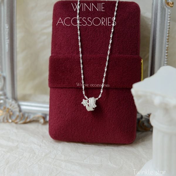  Charm Dây chuyền Bạc S925 Twinkle star (Không kèm dây) 