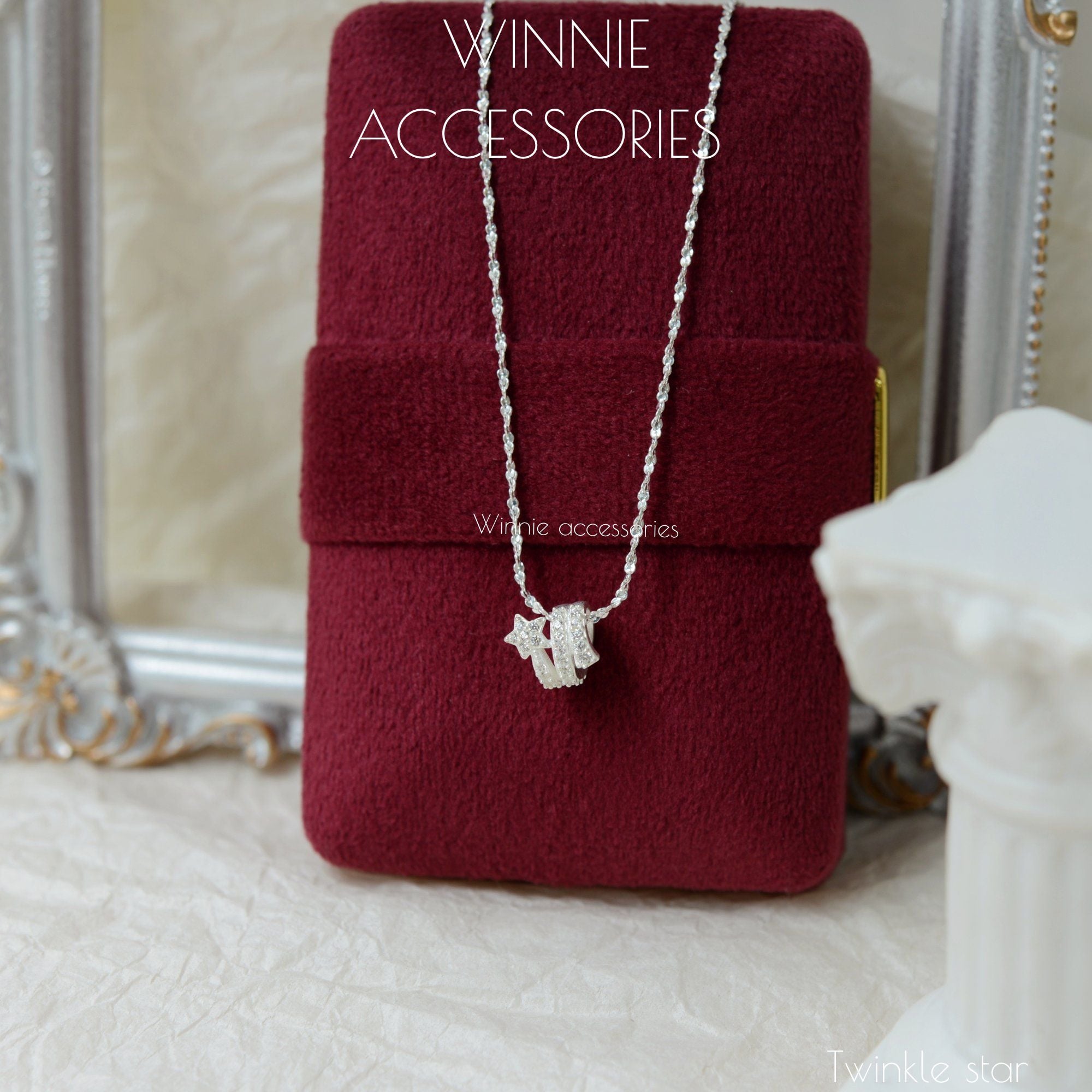  Charm Dây chuyền Bạc S925 Twinkle star (Không kèm dây) 