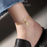  Lắc chân Titan Kim Tiền 