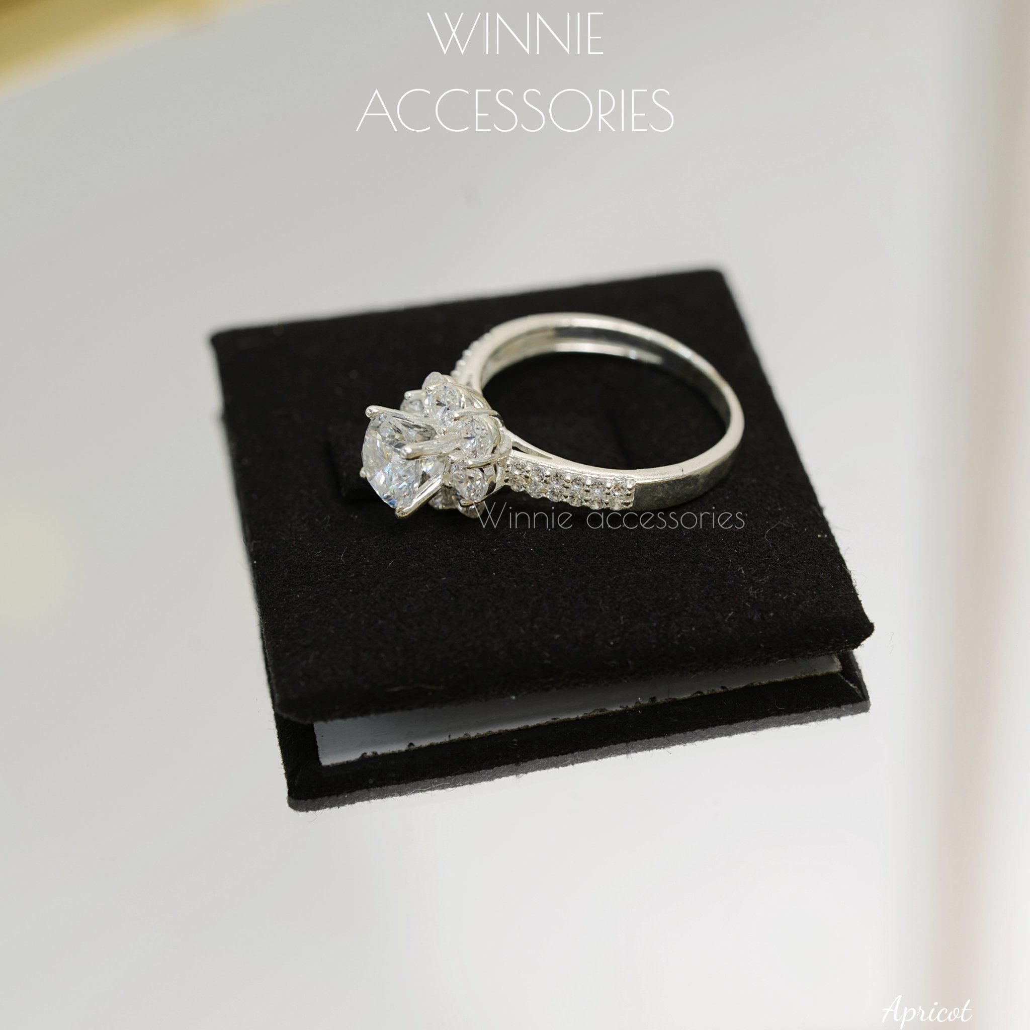  Nhẫn Bạc S925 Apricot 