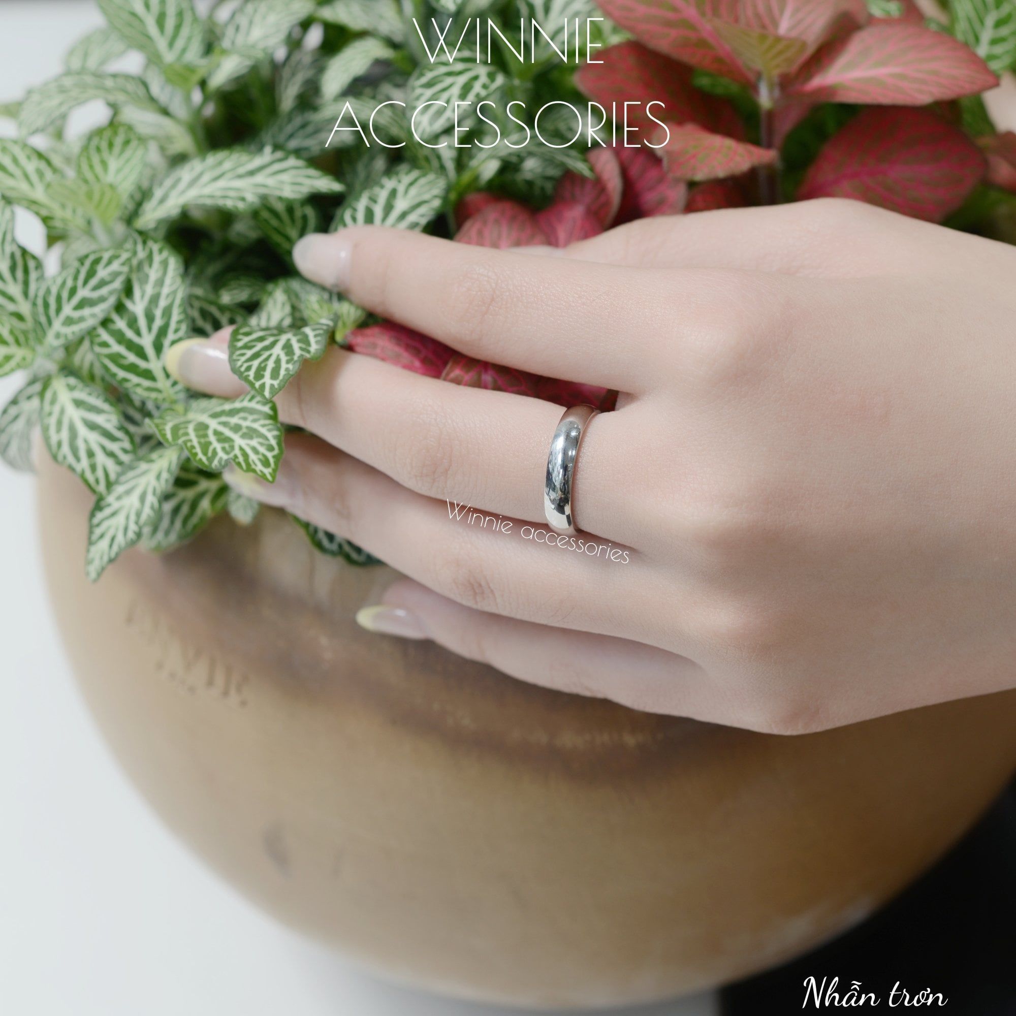  Nhẫn Titan Trơn B 