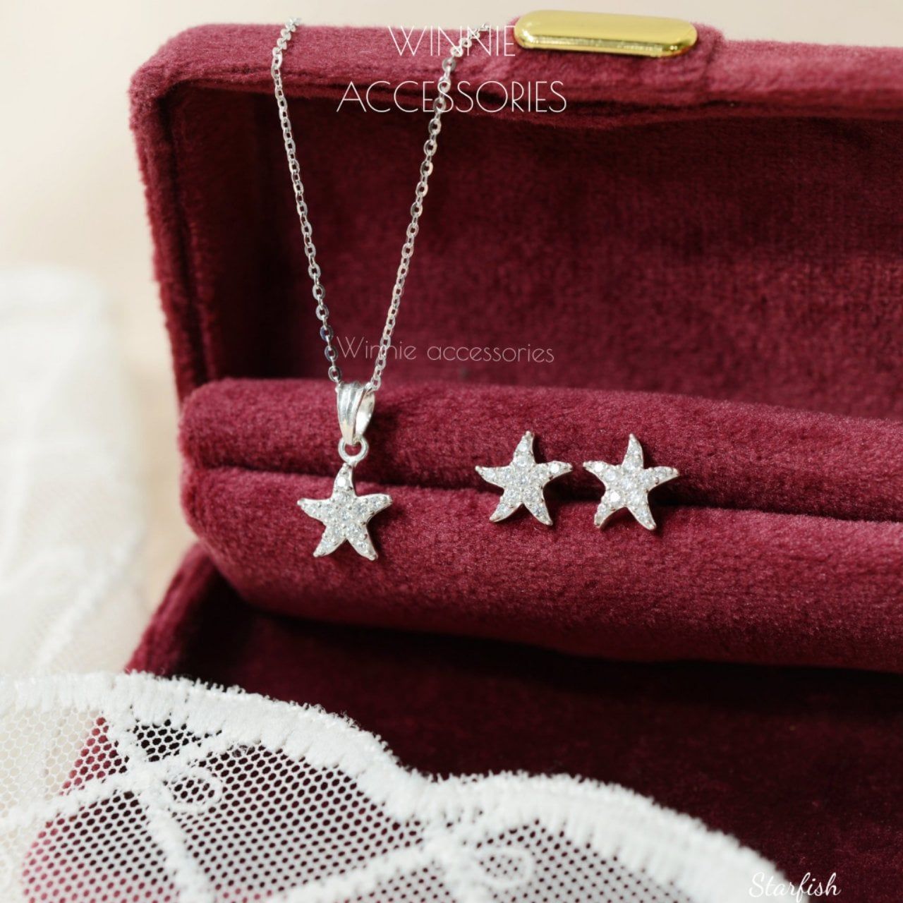  Dây chuyền Bạc S925 Starfish 