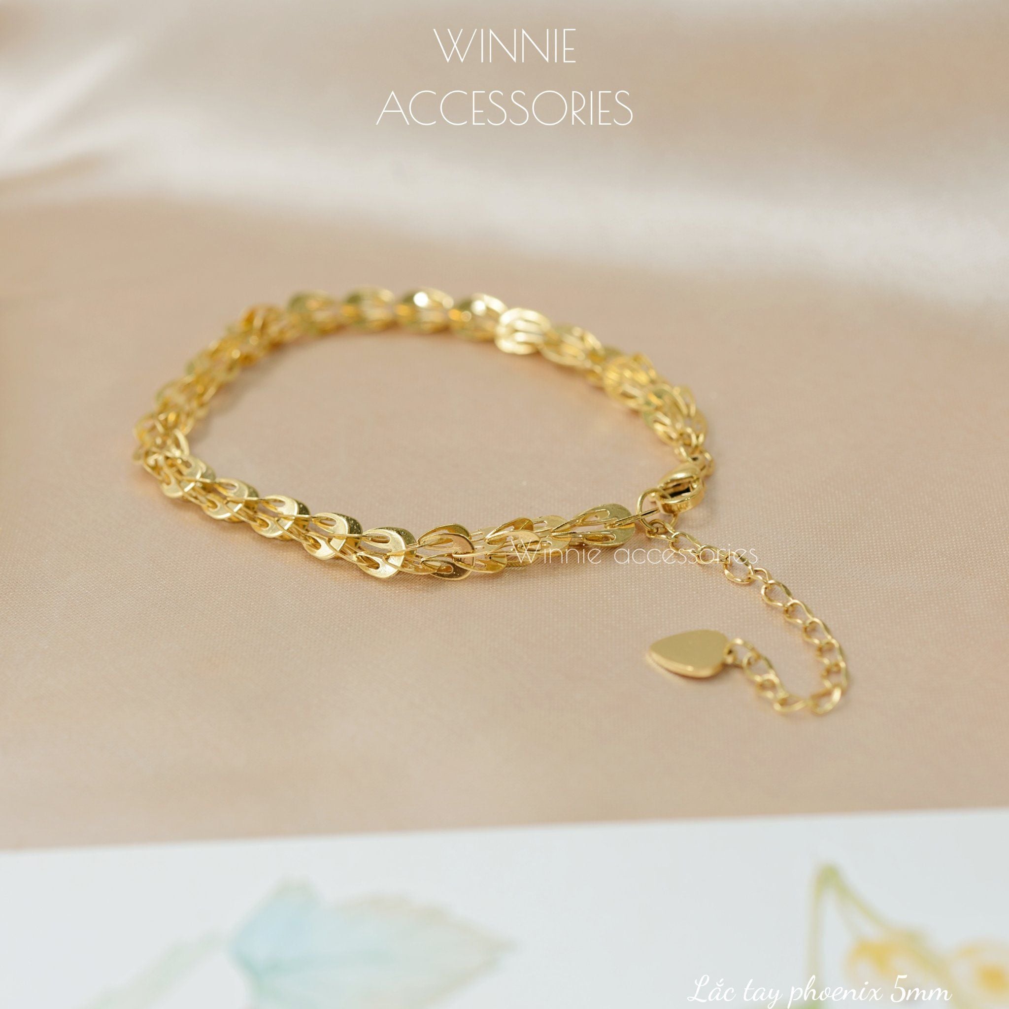  Lắc tay Titan Phoenix 5mm 