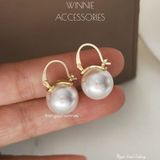  Hoa tai titan Ngọc trai trắng 