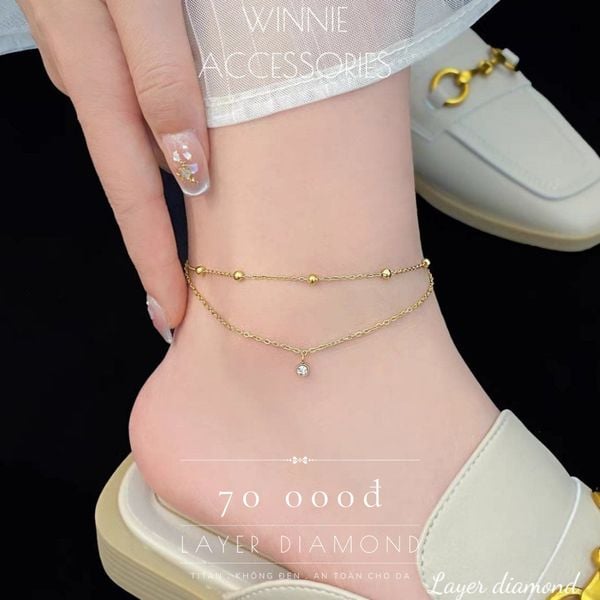  Lắc chân Titan Layer Diamond 