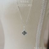  Dây chuyền Bạc S925 VCA viền đá 