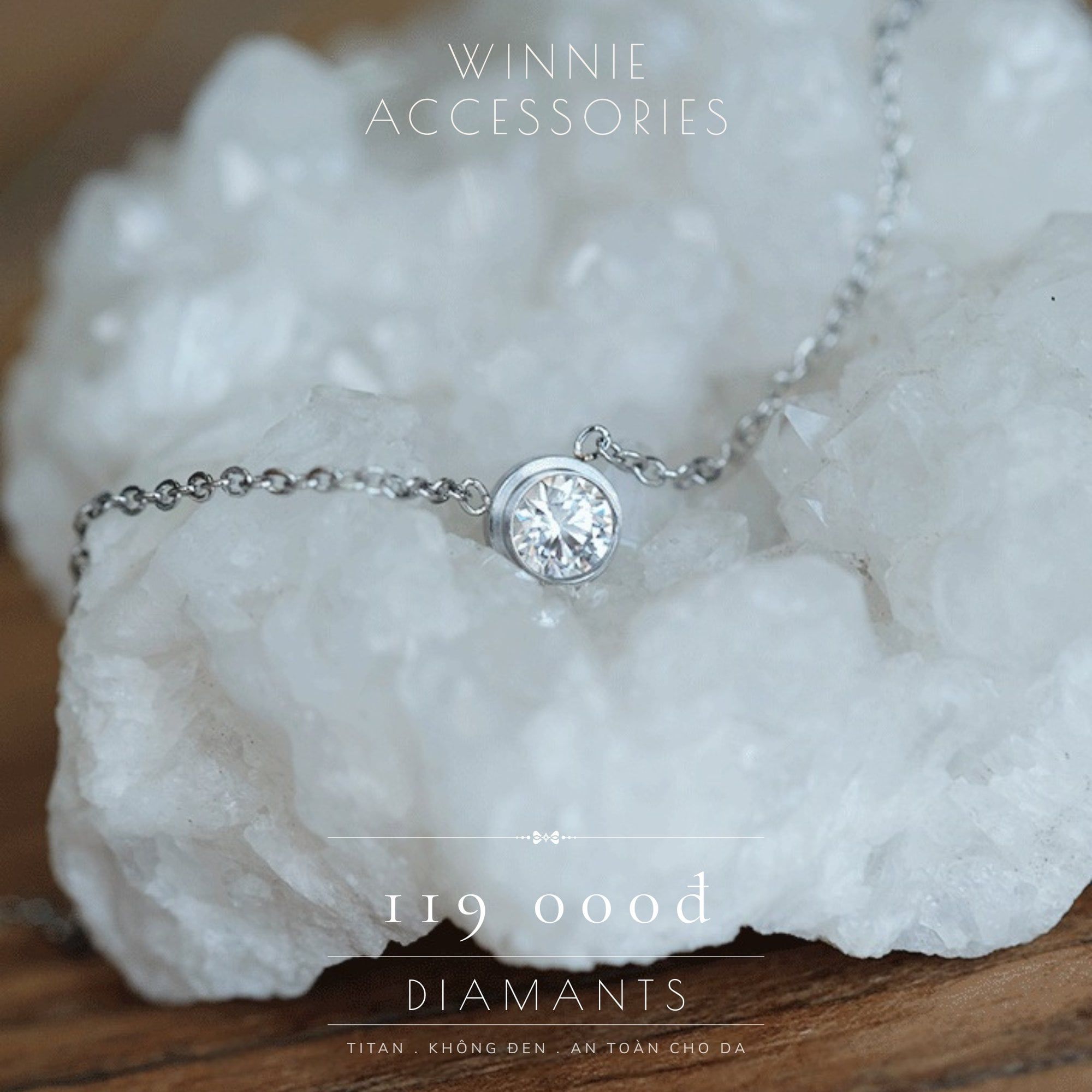  Dây chuyền Titan Diamants 