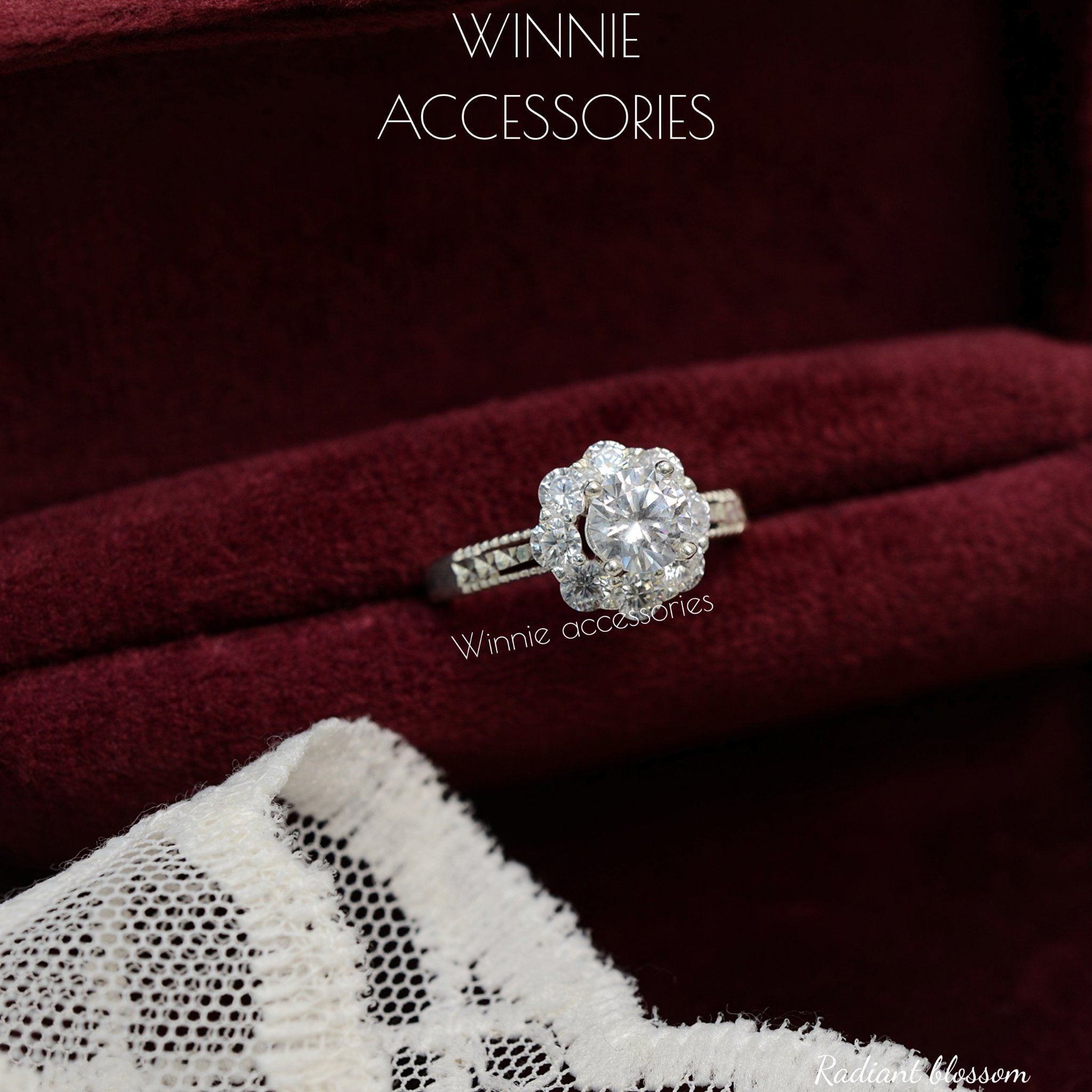  Nhẫn Bạc S925 Radiant Blossom 