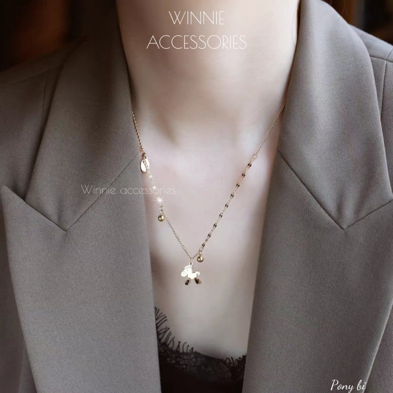  Dây chuyền Titan Pony Bi 