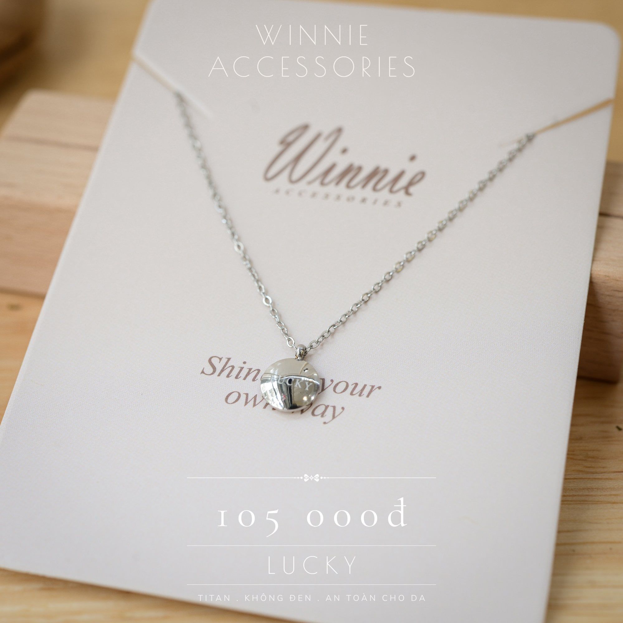  Dây chuyền Titan Lucky 
