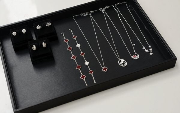  Dây chuyền Bạc S925 VCA đỏ 