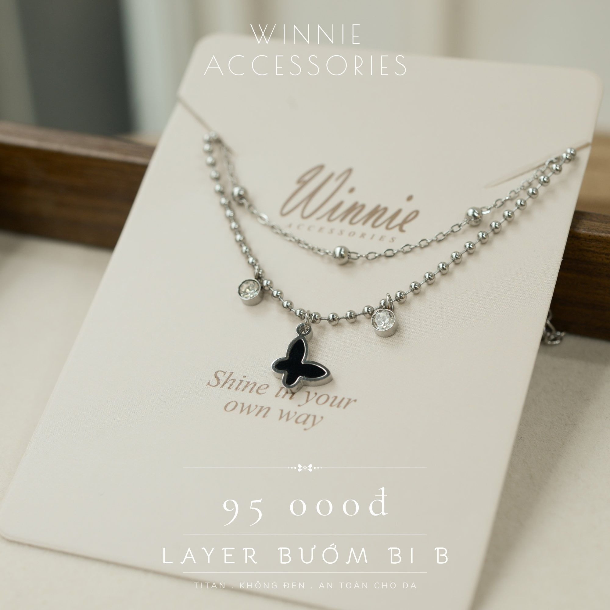  Lắc chân Titan Layer Bướm Bi B 
