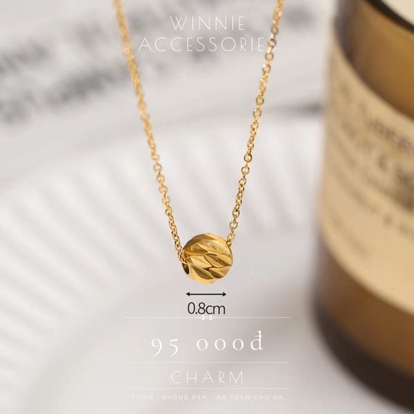  Dây chuyền titan Charm VG 