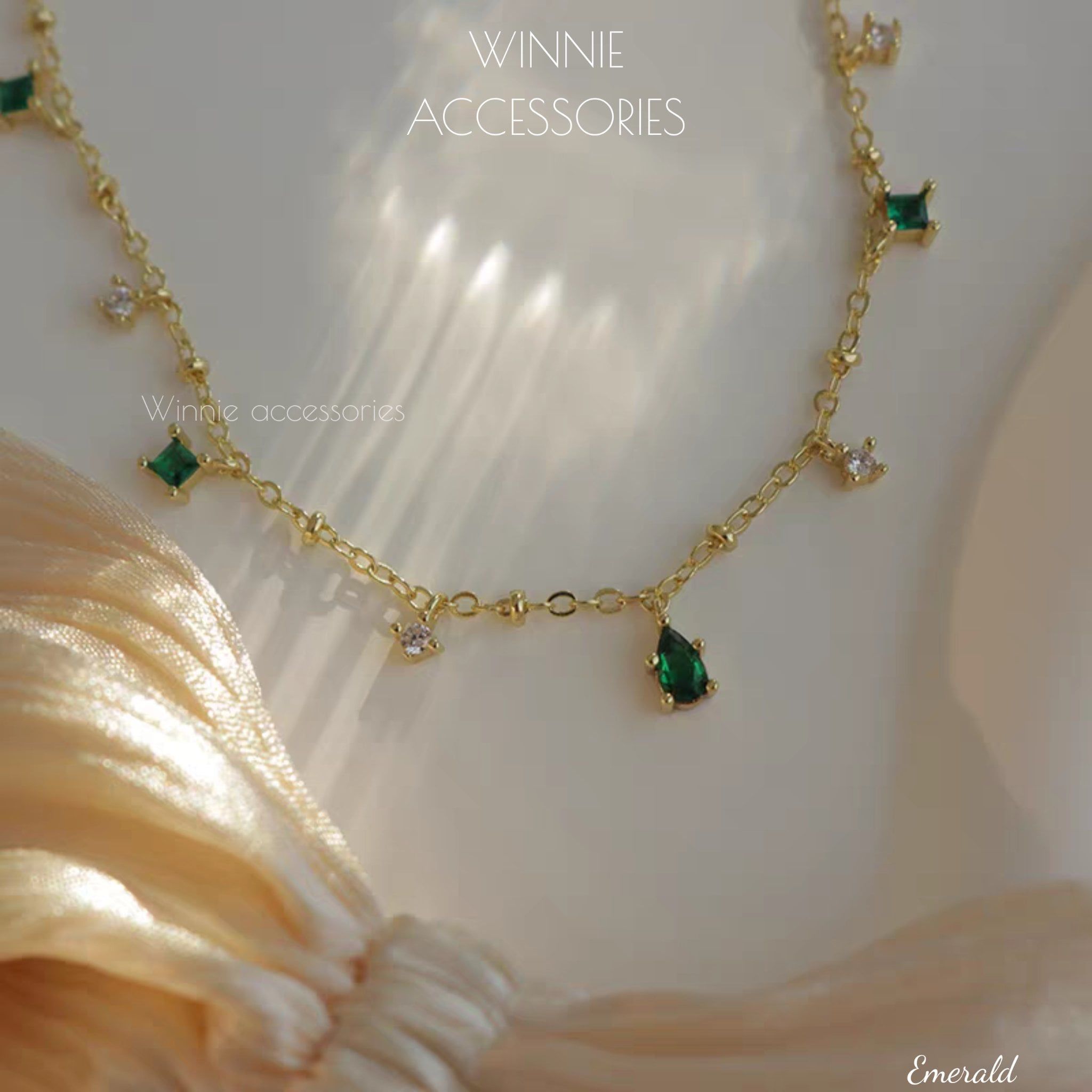  Dây chuyền Titan Emerald 