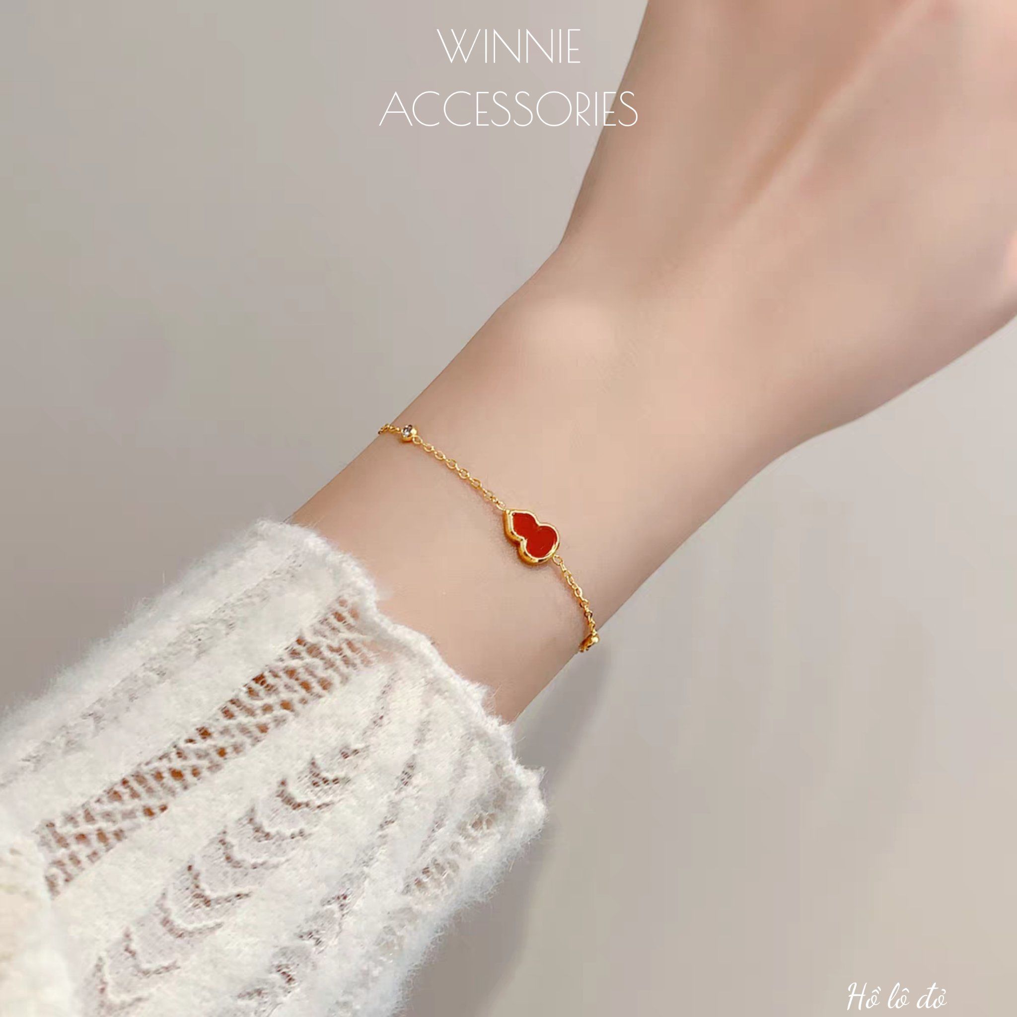  Lắc tay Titan Hồ lô đỏ 