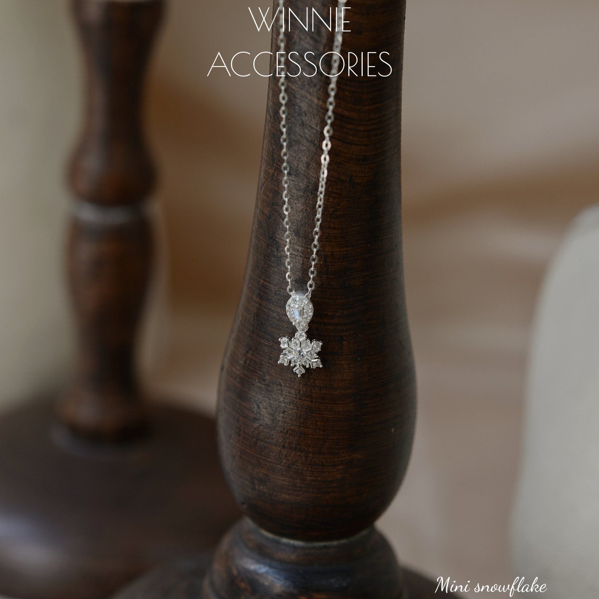  Dây chuyền Bạc S925 Mini Snowflake 
