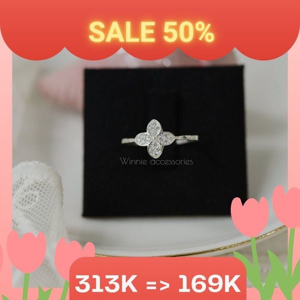  Nhẫn Bạc S925 Lumi Rhombus 