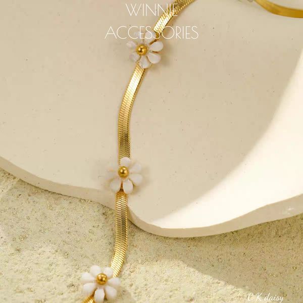  Dây chuyền titan CK daisy 